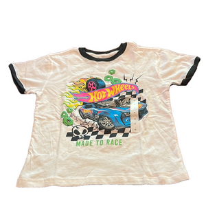 HOT WHEELS Graphic T-Shirt, Boys Medium, White Multicolor